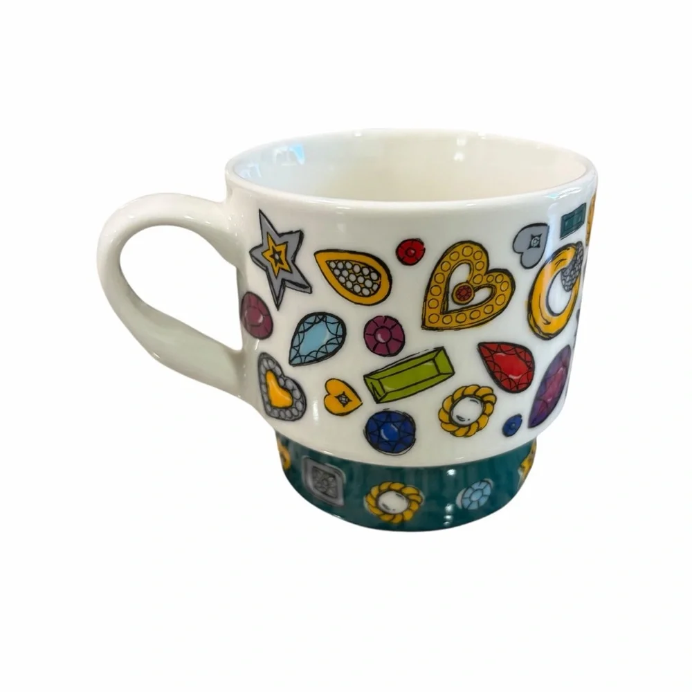BRIGHTON JEWEL CHARM COFFEE MUGS – REPLACEMENT *****SINGLE CUPS****